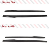 Carbon Fiber Side Skirts Fits for Alfa Romeo Giulia Base Sport Sedan 2015-2020 Under Door Rocker Panels Valance Extension Lip