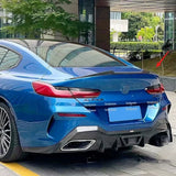 V Style Real Carbon Fiber ABS Black G16 4 Door Sedan Rear Trunk Lid Spoiler Wing For BMW 8 Series G16 840i 850i F93 M8 2020-2023