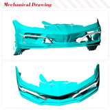For Chevrolet Corvette C8 Stingray 2020UP Carbon Fiber Car Front Bumper Splitter Fins Real Carbon Front Bumper Air Vent Canards