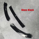 Front Bumper Lip Body Kit Spoiler Splitter ABS Gloss Black Canard Lip Diffuser For VW Golf 7 7.5 MK7 MK7.5 TDI TSI 2012-2020