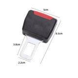 2PCS Car Seat Belt Clip Extension Plug Car Safety Seat Lock Buckle Seatbelt Clip Extender Converter  Car Seat Accessories