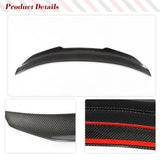 Carbon Fiber For BMW 4 Series F82 M4 Coupe 2Door 2014-2019 Rear Trunk Spoiler Boot Wing Lip HighKick Carbon Fiber Trunk Spoiler