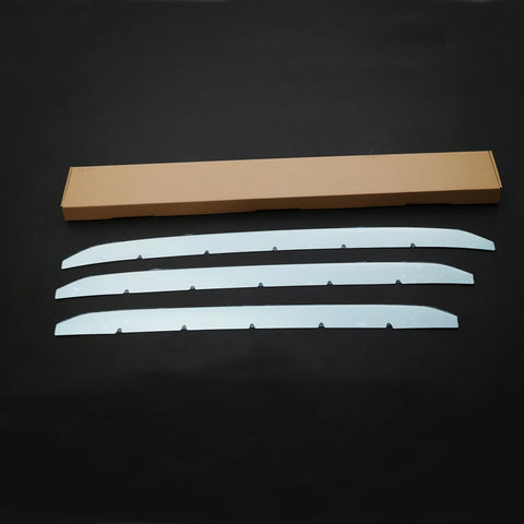 3PCS Car Front Bumper Grille Molding Trim Car Styling Accessories For NISSAN SERENA C27 2016  Stainless Steel Car Styling