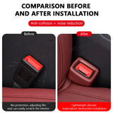Buckle Up Car Seatbelt Guard Seat Belt Holder Silicone Buckle Protective Cover Automobile Seat Belt in Upright Position