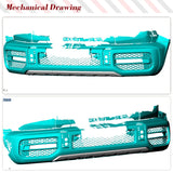 Dry Carbon Fiber Front Lip Car Body Kits For Mercedes-Benz G Class AMG Model W463 W464 G63 AMG Front Spoiler