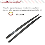 Carbon Fiber Side Skirt Extension Lip Spoiler for BMW F10 M-Sport M5 535i 528i  Base 2011-2016 Splitter Winglet Side Wing Lip