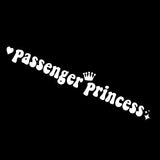 car sticker Passenger princess  funny creative stickers for car rearview mirrors 15*2.3cm