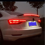 Tail Wing with light for Volkswagen vw Sagitar Jetta 2019-2021 Modified stream Rear Spoiler Body Kit Car Accessories