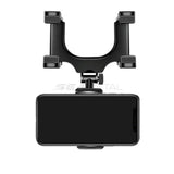 Rearview Mirror Phone Holder for Car Free Rotation Adjustment Phone Mount Stable Gripper Smartphone Navigation Bracket
