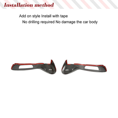 DRY Carbon Fiber Seat Side Panels Seat Cover for BMW G80 G81 G82 G83 Comfort Seat Type 2021-2024 Racing Body Kits