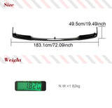 Real Carbon Fiber Front Bumper Lip Splittters For Tesla Model 3 2018-2023 Car Front Lip Chin Spoiler Apron Splitters Protector