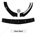 For Mercedes Benz CLA Class C118 X118 AMG Pre-Lci 2020-2022 2023 Gloss Black ABS Car Front Bumper Lip Spoiler Body Kit Tuning