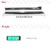 Real Carbon Fiber Side Skirts Extension Lip Panel Fit for BMW X7 G07 M-SPORT 2019-2023 Carbon Wide Body Kits FRP Black