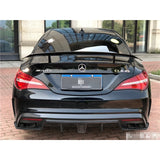 FOR Mercedes - Benz CLA CLASS W117 CLA45 Carbon fiber Rear Spoiler Trunk wing  FRP  Forged carbon