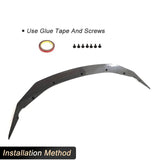 Car Front Bumber Lip Spoiler for BMW 5 Series F90 M5 Sedan 4-Door 2021 2022 Racing Front Lip Chin Apron Body Kit Carbon Fiber