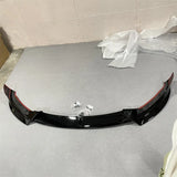 Gloss Black Front Bumper Lip Chin Diffuser Body Kit Spoiler Deflector Tuning Accessories Modified For Tesla Model 3 2017-2022