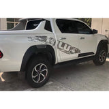 Car Styling Exterior Auto Parts Fender Flare Plate Cover For Hilux Revo Rocco 2015 2016 2017 2018 2019 2020 2021 V6 Mudguard