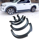 4WD Fender Flares Wheel Arch Glossy Mudguards for Isuzu Dmax 2021 2022 2023 Mudguard Double Cabin Car Accessories