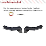 Car Rear Bumper Splitters For BMW 4 Series BMW G82 M4 2021 2022 Car Rear Bumper Splitters Cover Trim Dry/Wet Carbon Fiber