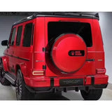 For Mercedes Benz G Class W464 G63 2019 Real Dry Carbon Fiber Front Lip Spoiler Rear Diffuser Bumper Splitter Body Kit Refits