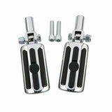 Motorcycle Rear Passenger Footpegs Footrest Pedal Support Mount For Harley Softail Fatboy FLST 2000-2006