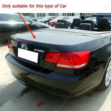 Rear Spoiler Wing Splitter Exterior Trim Gloss Black M3 Style For BMW E93 320i 320d 325i 325d 330i 330d 335d Cabrio 2007-2014