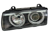 Pair For Headlight For BMW E36 Headlights Angle Eyes 92-99