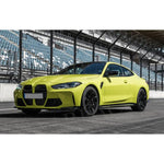 Car Front Bumper Lip Spoiler for BMW 3 4 Series G80 G82 G83 M3 M4 2021 + ABS Gloss Black Front Chin Splitter BodyKit Accessories