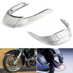 Chrome Front Rear Fender Tip Accent Trim Fit For BMW R18 Transcontinental 2021-2024 2022 2023