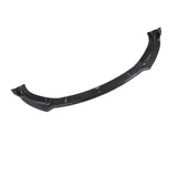 Upgrade Appearance For Tesla Model Y 2019-2024 3Pcs Body Kit Front Spoiler With Lip Bumper Chin Diffuser Carbon Look/Gloss Black