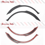 For Subaru Impreza STI WRX 2002-2009 PU Black Car Rear Wide Wheel Arch Flares Trim 2PCS Racing Body Kits Rear Wide Fender 2pcs