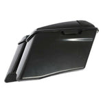 Motorcycle 4" Extended Hard Saddlebags For Harley Touring Road King Road Glide Street Glide CVO 2014-2024 Gunship Gray