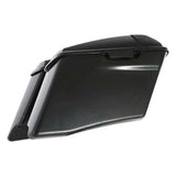 Motorcycle 4" Extended Hard Saddlebags For Harley Touring Road King Road Glide Street Glide CVO 2014-2024 Gunship Gray