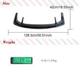 High Quality Glossy Black ABS Car Rear Roof Trunk Spoiler Splitters For BMW X5 G05 M-Sport LCI 2023 Car Rear Spoiler Wing Lip