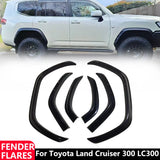 Car Fender Flares Kit for Toyota Land Cruiser 300 Series LC300 2021 2022 2023 2024 Flares Mudflap kit Mud Guard Car Accessories