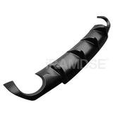 Rear Diffuser for Volkswagen Scirocco R GLossy BLack Car Body Kit R20 2009 - 2014 15 16 17 Plastic Splitter Lip Bumper Spoiler