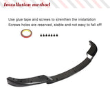 Carbon Fiber / FRP Black Car Front Bumper Lip fits for BMW 5 Series E60 M5 Sedan 2005-2009 Front Lip Chin Spoiler Racing Kits