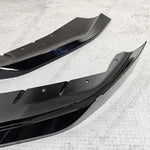 For BMW 5 Series G30 G38 M Sport 2021 2022 2023 FD Style Black Front Lip Front Bumper Diffuser Lip Splitter Spolier Body Kit