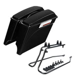 Motorcycle Hard Saddlebag Saddle Bag Conversion Bracket For Harley Softail Fat Boy 1984-2017 2016