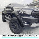 Wheel Arch Protector Fender Flares For Ford Ranger T7 2015 2016 2017 2018 Double Cabin 6" Mudguard 4X4 Car Accessories