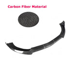 Carbon Fiber Front Bumper Lip Spoiler for Mercedes-Benz W218 CLS63 AMG Sedan 4-Door 2015 - 2017 Car Head Bumper Chin Guard