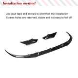 Carbon Fiber Car Front Bumper Lip Spoiler Guard Splitters for BMW Z4 G29 M Sport 2017-2020 Car Front Racing Splitters Body Kits