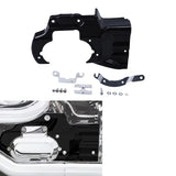 Motorcycle Engine Transmission Interface Cover For Harley Softail 2007-2017 Chrome Gloss Black