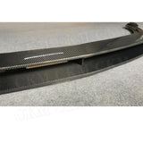 2PCS Carbon Fiber Bumper Chin Guard Double Front Lip Spoiler for Mercedes Benz CLA Class W117 CLA45 AMG Facelift 2016-2019