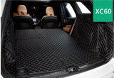 Car trunk mats for Volvo XC60 2024-2018 durable cargo liner boot carpets cover for XC60 2023