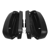 Vivid Black Hard Saddlebags Fit For Harley Fat Boy Breakout FXBR FLFB 2018-2024 2023 Motorcycle Luggage Carrier