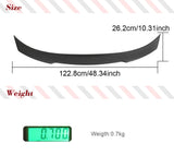 G42 Carbon Fiber Rear Trunk Spoiler for BMW 2 Series G42 G87 M2 220i 230i Base M Sport Coupe 2022-2023 Car Rear Trunk Lip Wing