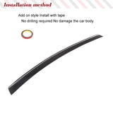 Carbon Fiber Car Rear Trunk Spoiler Lip Wings for Mercedes-Benz S-Class W222 S63 S65 2014 - 2020 Car Rear Boot Wing Lip