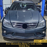 Car Front Bumper Lip Splitter Diffuser Body Kit For Mercedes Benz C-Class C63 AMG W204 Pre 2007-2010 Modification Part Kits