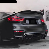 For BMW 5 SERIES G60 G68 2024 Rear Spoiler Dry Carbon Fiber Diffuser Tail Wing Auto Part